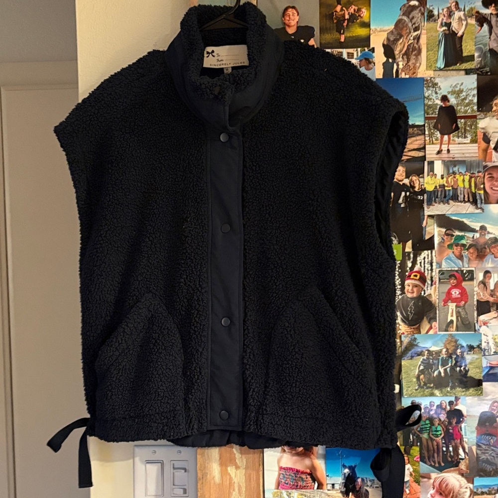Sincerely Jules fleece vest.